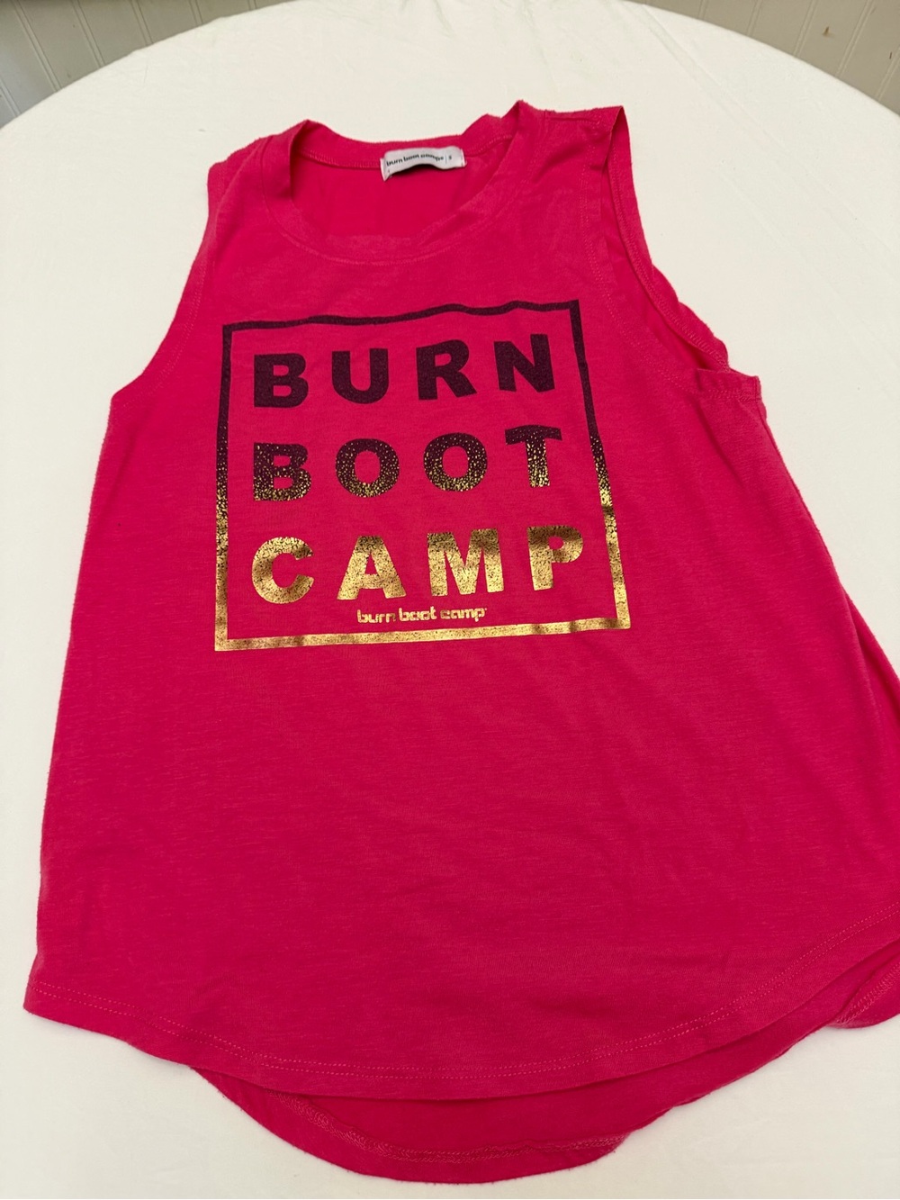 Burn Boot Camp Graphic Tank Top - Hot Pink
